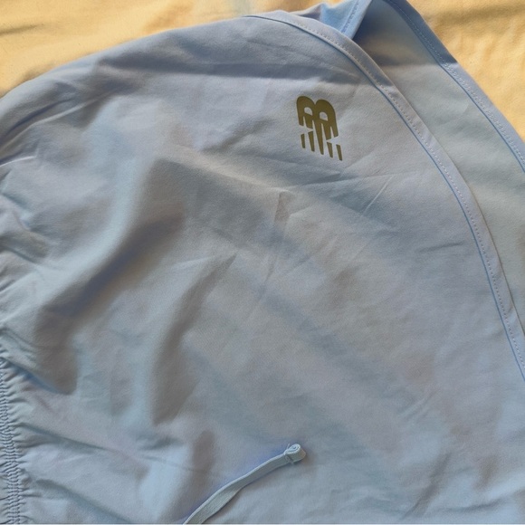 New Balance Sky Blue Running Shorts - Picture 3 of 6